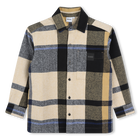 Camisa algod&oacute;n de manga larga BOSS 
                    NI&Ntilde;O