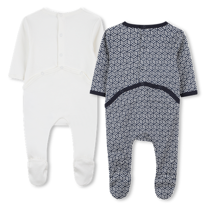 Conjunto de dos pijamas de algod&oacute;n KENZO KIDS UNISEXO