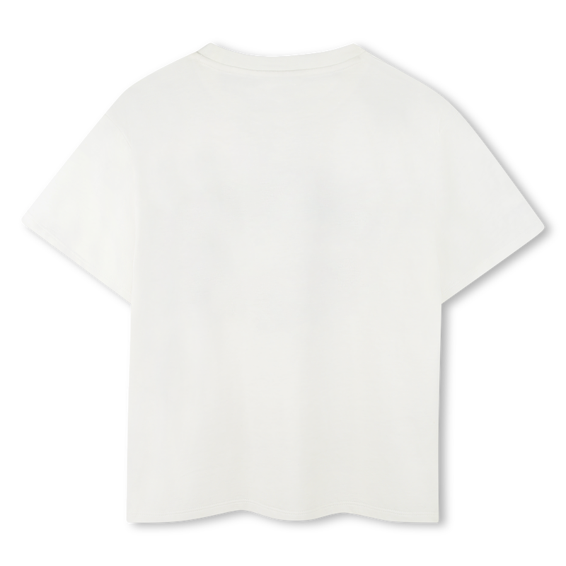 Camiseta de algod&oacute;n de manga corta KENZO KIDS 
                        UNISEXO