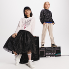 Sudadera de forro polar KARL LAGERFELD KIDS 
                    NI&Ntilde;O