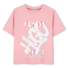 Camiseta de mangas cortas, DELF&Iacute;N ROSADO, hi-res