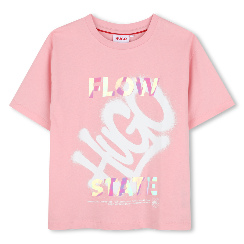 Camiseta de mangas cortas HUGO 
                        NI&Ntilde;A
