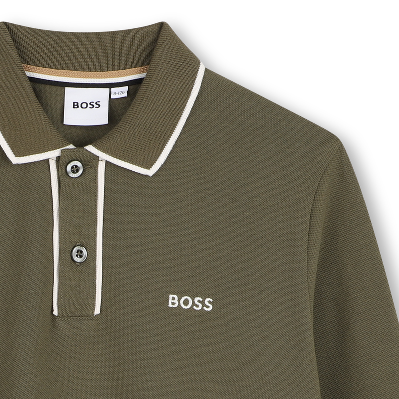 Polo de manga larga BOSS 
                        NI&Ntilde;O