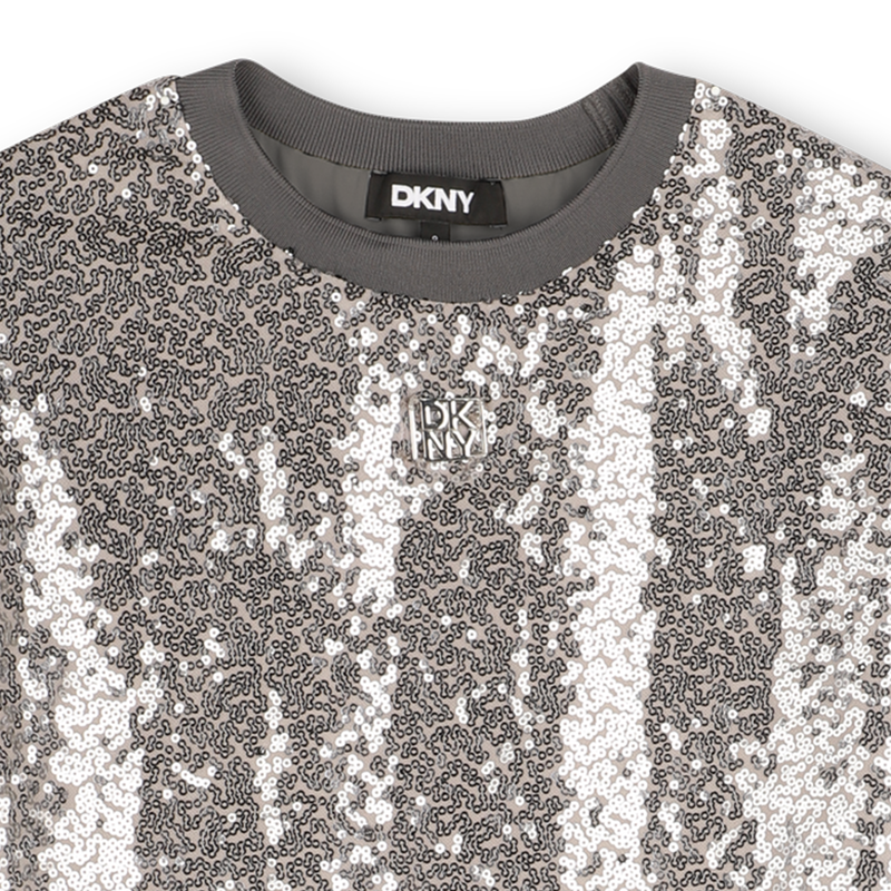 Vestido efecto 2 en 1 DKNY 
                        NI&Ntilde;A