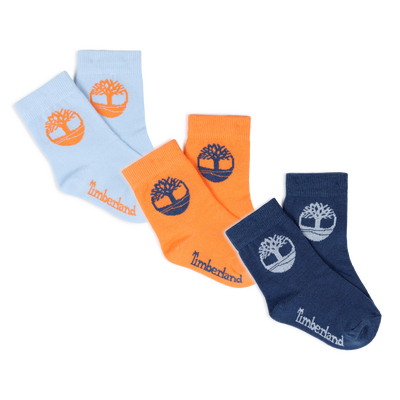 JUEGO DE 3 PARES DE CALCETINES TIMBERLAND NI&Ntilde;O