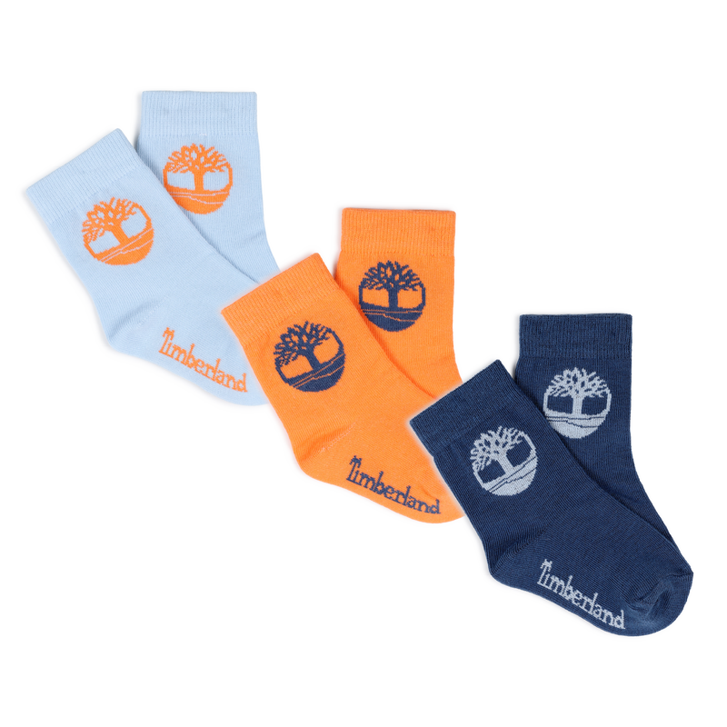 JUEGO DE 3 PARES DE CALCETINES TIMBERLAND 
                        NI&Ntilde;O