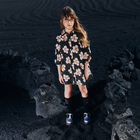 Vestido largo de manga abullonada KENZO KIDS 
                    NI&Ntilde;A
