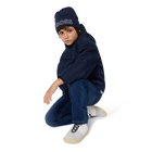 Gorro de punto con logo BOSS 
                    NI&Ntilde;O