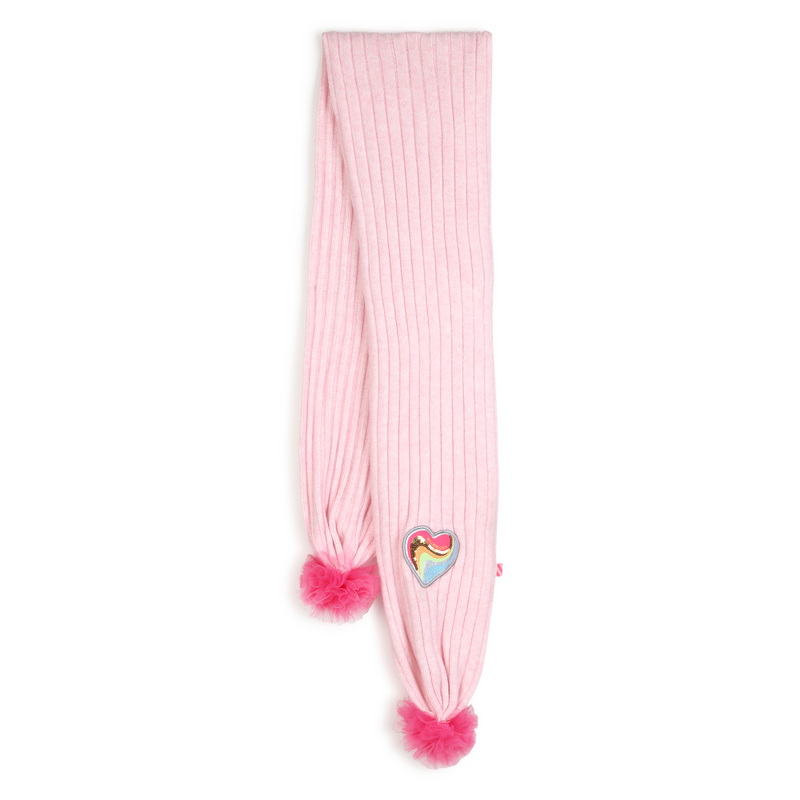 Bufanda con pompom BILLIEBLUSH 
                        NI&Ntilde;A