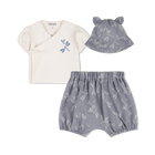 Conjunto de camiseta, sombrero de pescador y baber KENZO KIDS 
                    NI&Ntilde;A