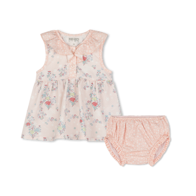 Conjunto de vestido y pololos KENZO KIDS NI&Ntilde;A