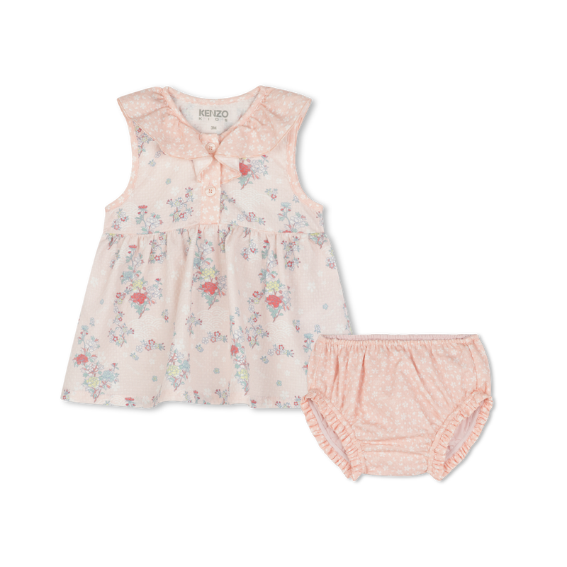 Conjunto de vestido y pololos KENZO KIDS 
                        NI&Ntilde;A