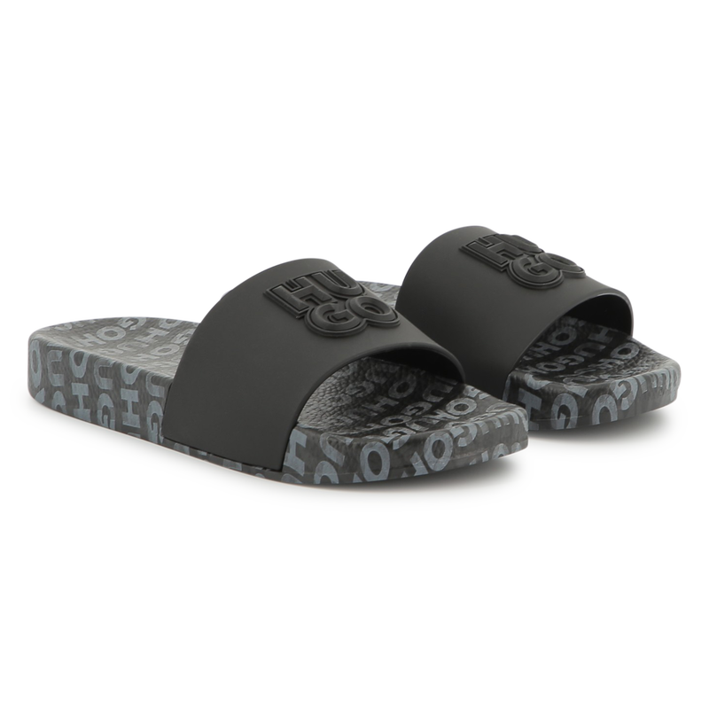 Chanclas ligeras con parches HUGO 
                        NI&Ntilde;O