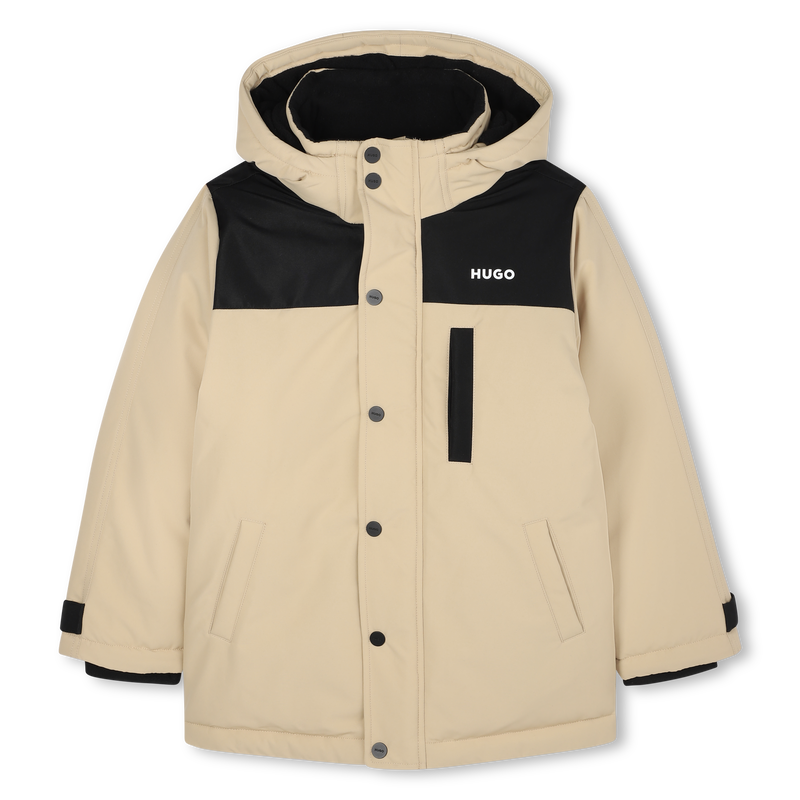 Parka con capucha HUGO 
                        NI&Ntilde;O