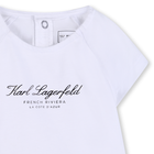 Conjunto de camiseta y falda KARL LAGERFELD KIDS 
                    NI&Ntilde;A