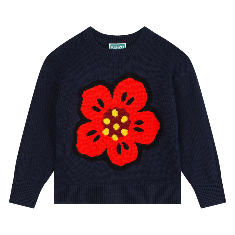 Jersey de punto con flor KENZO KIDS 
                        NI&Ntilde;A