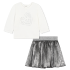 Camiseta de algod&oacute;n y falda MICHAEL KORS 
                    NI&Ntilde;A