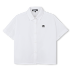 Camisa de popelina de algod&oacute;n DKNY 
                    NI&Ntilde;A