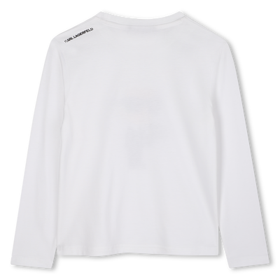 Camiseta de manga larga KARL LAGERFELD KIDS NI&Ntilde;O