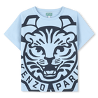 Camiseta algod&oacute;n manga corta KENZO KIDS 
                    UNISEXO