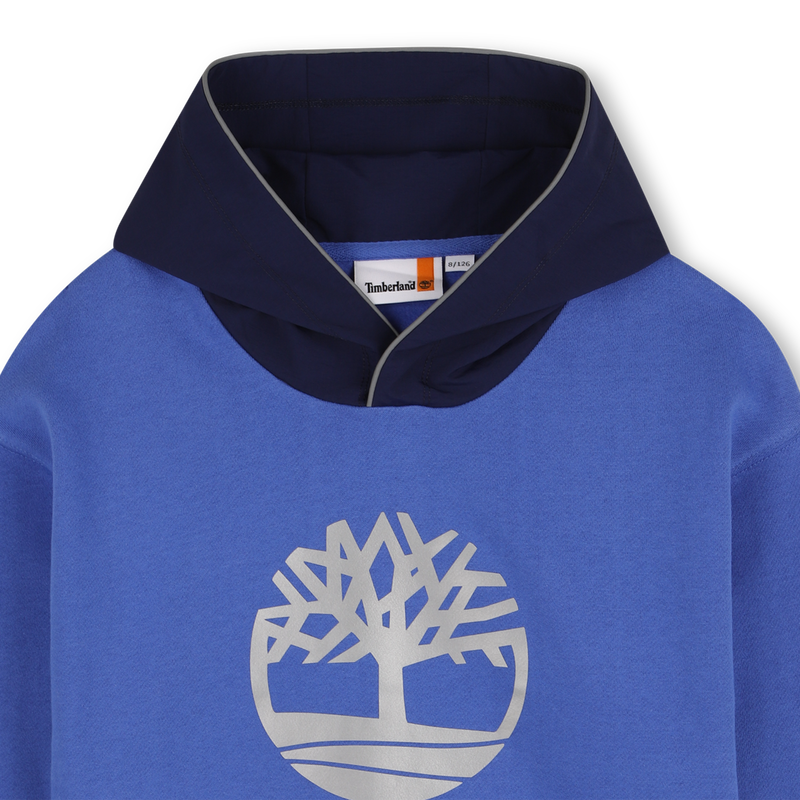 Sudadera de vell&oacute;n cepillado TIMBERLAND 
                        NI&Ntilde;O