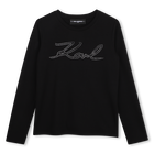 Camiseta de manga larga KARL LAGERFELD KIDS 
                    NI&Ntilde;A