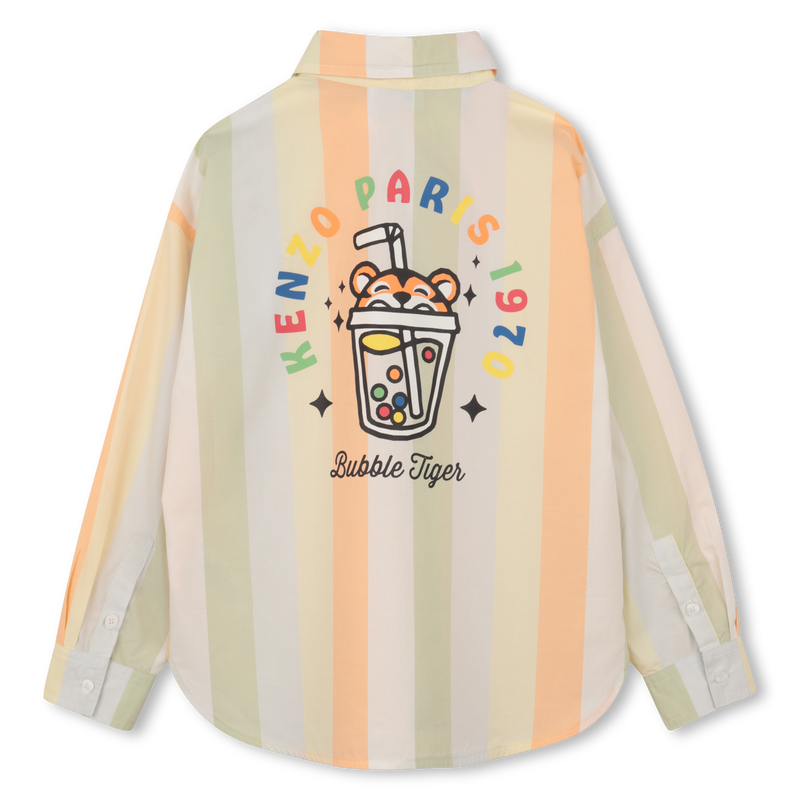 Camisa de manga larga a rayas KENZO KIDS 
                        NI&Ntilde;O