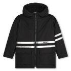 Parka impermeable con capucha DKNY 
                    UNISEXO