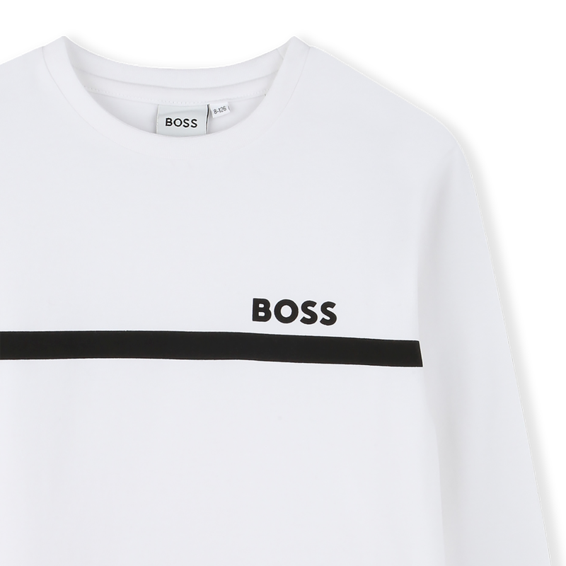 CAMISETA DE MANGA LARGA BOSS 
                        NI&Ntilde;O