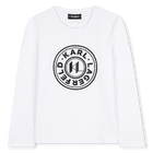 Camiseta de manga larga, BLANCO, hi-res