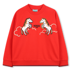 Sudadera fleece KENZO KIDS 
                    NI&Ntilde;O