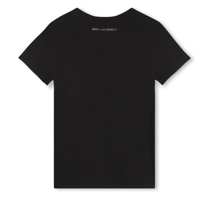 Camiseta con lentejuelas KARL LAGERFELD KIDS 
                        NI&Ntilde;A