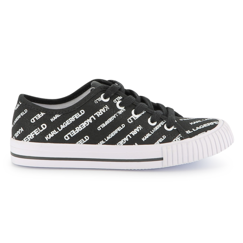 Deportivas con cordones y logo KARL LAGERFELD KIDS 
                        NI&Ntilde;O