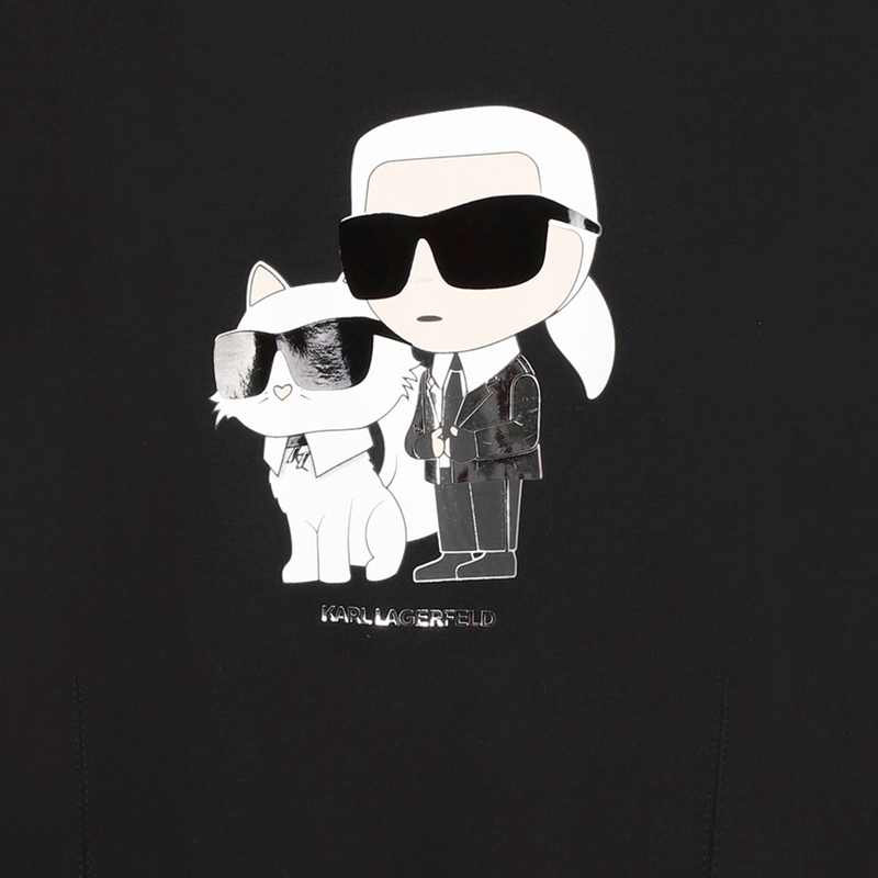 Sudadera estampada KARL LAGERFELD KIDS 
                        NI&Ntilde;A