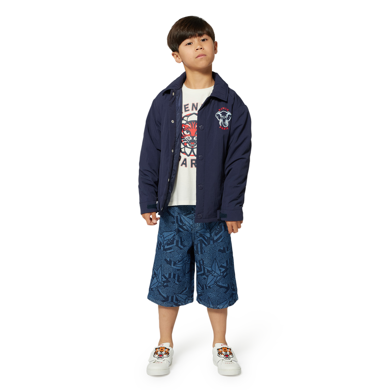 Deportivas de cuero con velcro