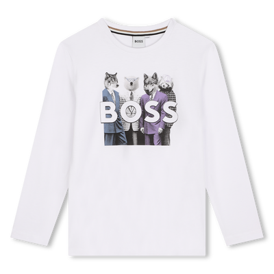 Camiseta de manga larga BOSS NI&Ntilde;O
