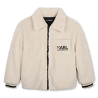 Chaqueta de sherpa KARL LAGERFELD KIDS 
                    NI&Ntilde;O