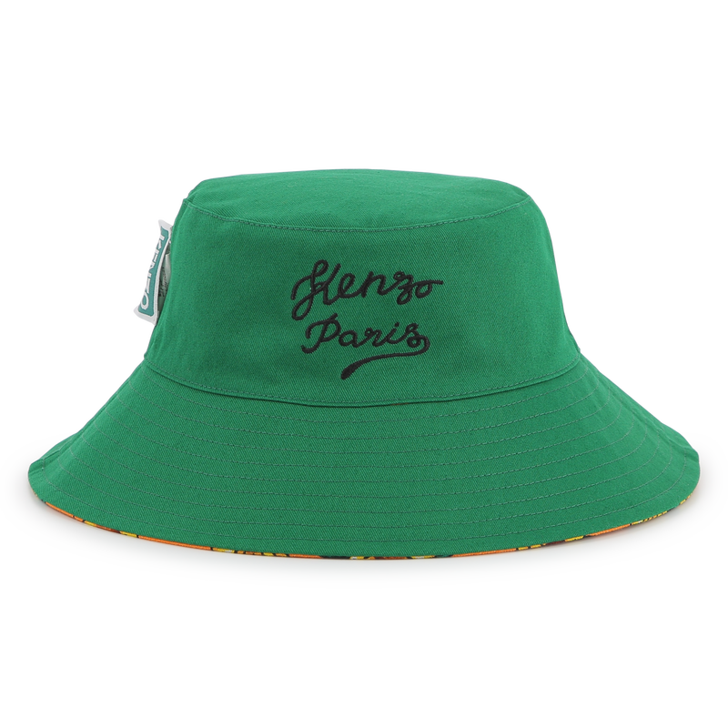 Gorro reversible de algod&oacute;n KENZO KIDS 
                        UNISEXO