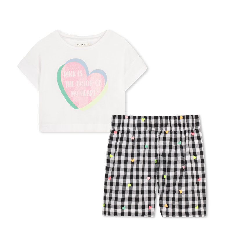 CONJUNTO CAMISETA + PANTAL&Oacute;N CORTO BILLIEBLUSH 
                        NI&Ntilde;A