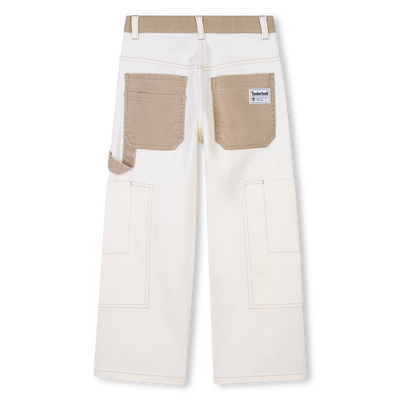 Pantal&oacute;n ajustable de sarga TIMBERLAND NI&Ntilde;O