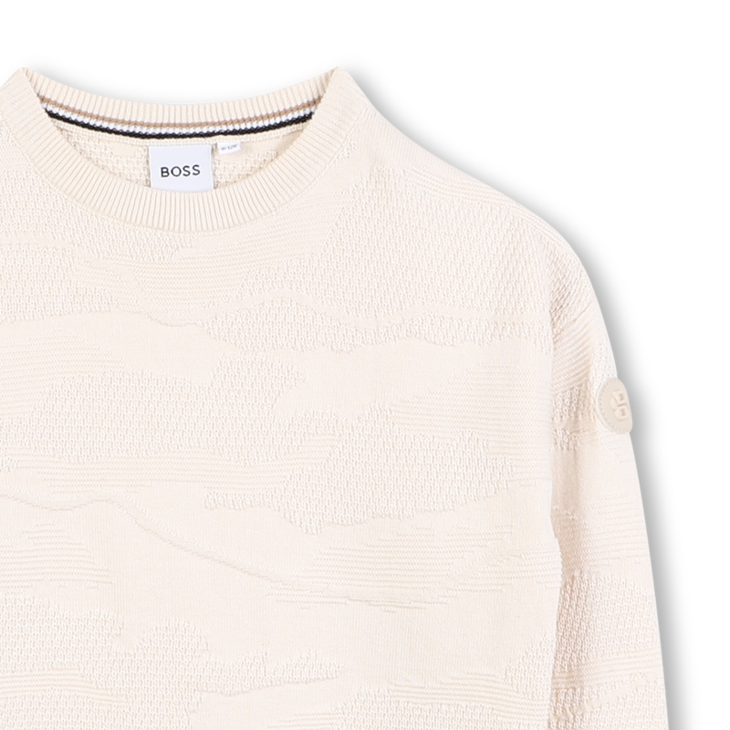 Jersey de cuello redondo BOSS 
                        NI&Ntilde;O