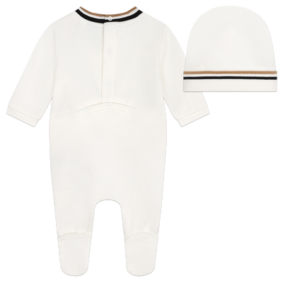 Conjunto de pijama y gorrito BOSS UNISEXO