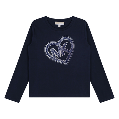 Camiseta manga larga y algod&oacute;n MICHAEL KORS NI&Ntilde;A