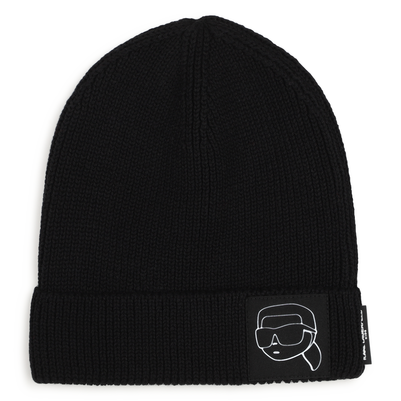 Gorro de punto KARL LAGERFELD KIDS 
                        NI&Ntilde;O