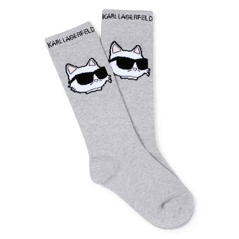 Juego de 2 pares de calcetines KARL LAGERFELD KIDS 
                        NI&Ntilde;A