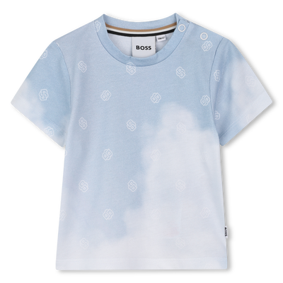 Camiseta algod&oacute;n manga corta BOSS NI&Ntilde;O