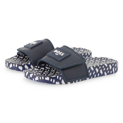 Chanclas con velcro BOSS NI&Ntilde;O