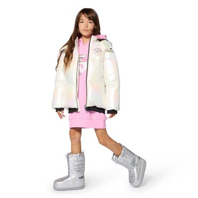 Vestido con capucha KARL LAGERFELD KIDS NI&Ntilde;A