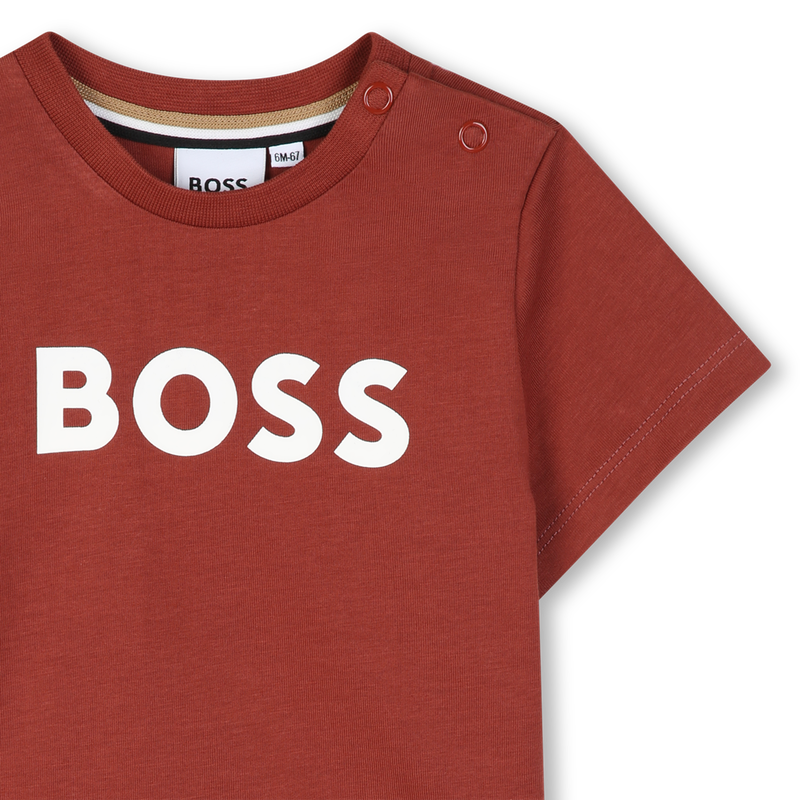 Camiseta de mangas cortas BOSS 
                        NI&Ntilde;O