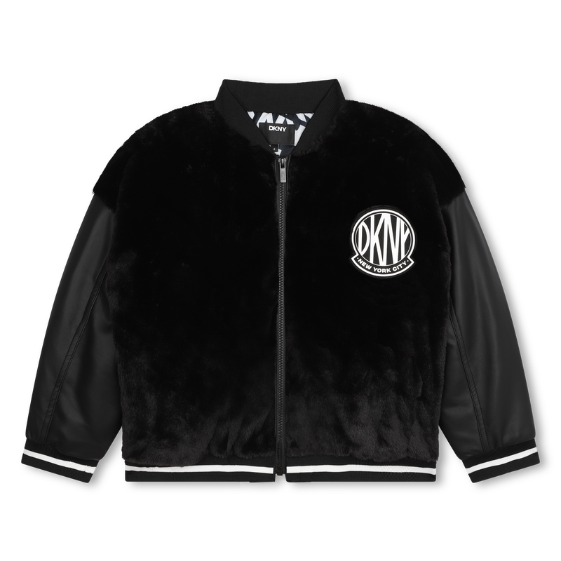 Chaqueta de vell&oacute;n suave DKNY 
                        NI&Ntilde;A